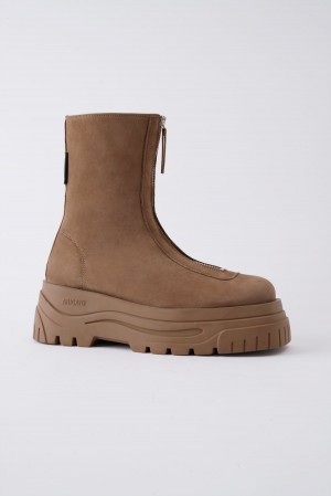 Axel Arigato Blyde Zip Boot レディース Blyde ブラウン | DG69-3519C4
