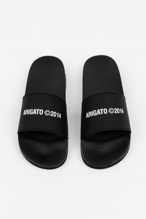 Axel Arigato Pool Slides レディース Platform 黒 | MW44-5604L6
